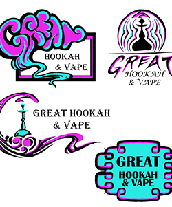 Great Smoke and Vape Logo Concepts